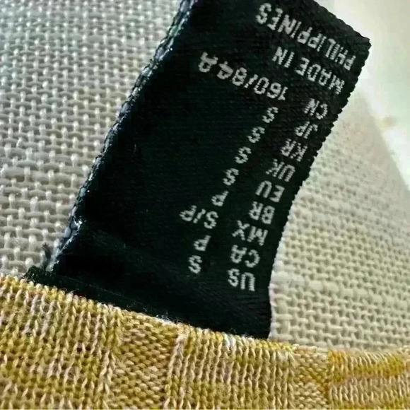 Mustard Yellow Forever 21 Fitted Long Sleeve tank top, twist front cutout - Picture 5 of 5